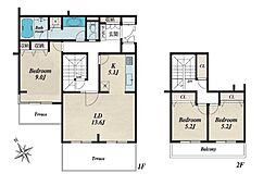 間取図画像 3LDK
