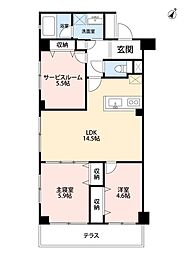 間取図画像 2SLDK