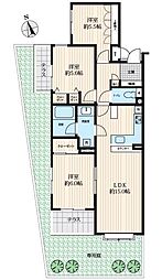 間取図画像 3LDK