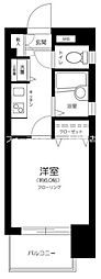 VIDA日本橋EAST 1Kの間取図画像