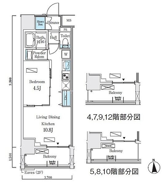 ライオンズフォーシア上野・稲荷町 ｜東京都台東区松が谷２丁目(賃貸マンション1LDK・8階・35.62㎡)の写真 その2