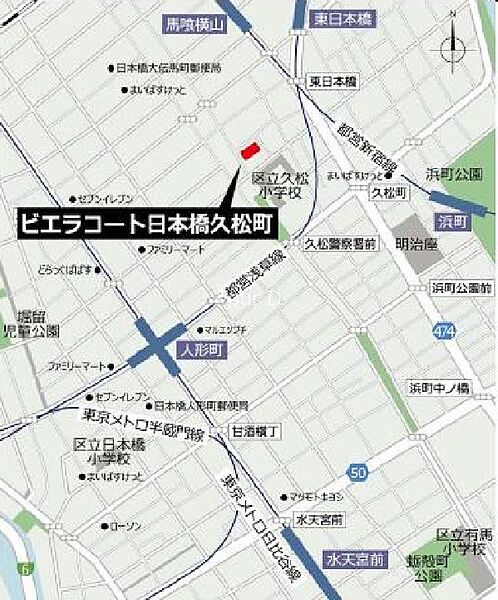 ビエラコート日本橋久松町 ｜東京都中央区日本橋久松町(賃貸マンション1DK・7階・28.08㎡)の写真 その3