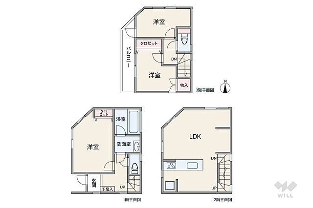 間取り 荒川区東日暮里3丁目31
