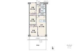 間取図画像 3LDK