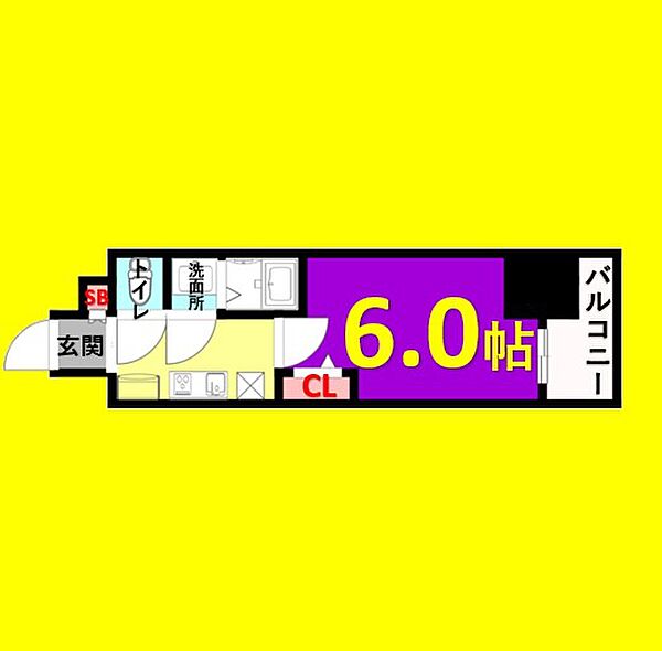 プレサンスNAGOYAシティオ 1007｜愛知県名古屋市中村区若宮町4丁目(賃貸マンション1K・10階・21.76㎡)の写真 その2