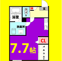 ハーモニーテラス児玉VI 201 ｜ 愛知県名古屋市西区児玉2丁目19-20（賃貸アパート1DK・2階・20.11㎡） その2