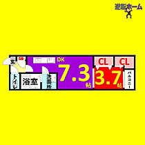 グラン　フェリーチェ  ｜ 愛知県名古屋市北区大曽根4丁目（賃貸アパート1LDK・3階・28.98㎡） その2