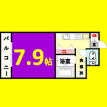 フロンティアU  ｜ 愛知県名古屋市中川区南脇町2丁目（賃貸マンション1K・1階・25.19㎡） その2