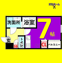 ハーモニーテラス城木町  ｜ 愛知県名古屋市千種区城木町3丁目（賃貸アパート1R・3階・20.25㎡） その2