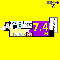 リバーコート砂田橋I  ｜ 愛知県名古屋市東区大幸4丁目（賃貸マンション1K・7階・24.87㎡） その2