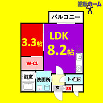 COCONE NAGOYA NORTH  ｜ 愛知県名古屋市西区栄生3丁目（賃貸アパート1LDK・1階・30.24㎡） その2