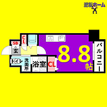 glanz  ｜ 愛知県名古屋市中区松原2丁目（賃貸マンション1R・2階・24.96㎡） その2