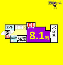 エルメディオ千種  ｜ 愛知県名古屋市千種区内山3丁目（賃貸マンション1K・5階・28.71㎡） その2