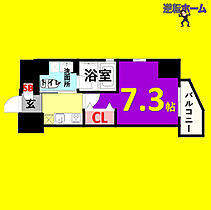 カレント今池  ｜ 愛知県名古屋市千種区仲田2丁目（賃貸マンション1K・7階・24.32㎡） その2