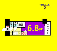 プレサンス上前津エレスタ  ｜ 愛知県名古屋市中区千代田3丁目（賃貸マンション1K・12階・23.37㎡） その2