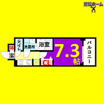 S-RESIDENCE志賀本通North  ｜ 愛知県名古屋市北区辻本通1丁目（賃貸マンション1K・5階・24.80㎡） その2