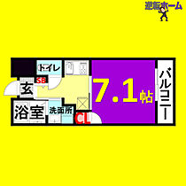 KマンションつるまいII  ｜ 愛知県名古屋市昭和区鶴舞3丁目（賃貸マンション1K・7階・23.37㎡） その2