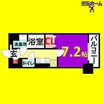 グランフルール  ｜ 愛知県名古屋市中川区花池町3丁目（賃貸マンション1K・5階・26.64㎡） その2