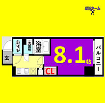 AVANTI　aratamabashi 401 ｜ 愛知県名古屋市瑞穂区彌富通2丁目（賃貸マンション1K・4階・27.22㎡） その2