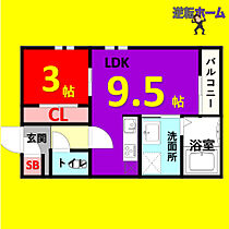 GRANDTIC　COPAIN本山  ｜ 愛知県名古屋市千種区春里町1丁目（賃貸アパート1LDK・1階・30.64㎡） その2