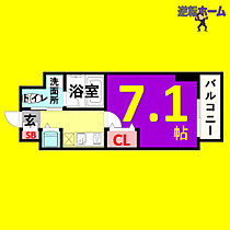 カレント今池  ｜ 愛知県名古屋市千種区仲田2丁目（賃貸マンション1K・8階・24.32㎡） その2