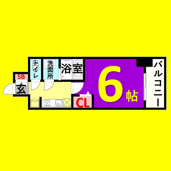 アステリ鶴舞トゥリア ｜愛知県名古屋市中区千代田3丁目(賃貸マンション1K・9階・20.60㎡)の写真 その2