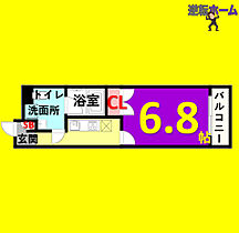 愛知県名古屋市東区代官町（賃貸マンション1K・4階・23.28㎡） その2