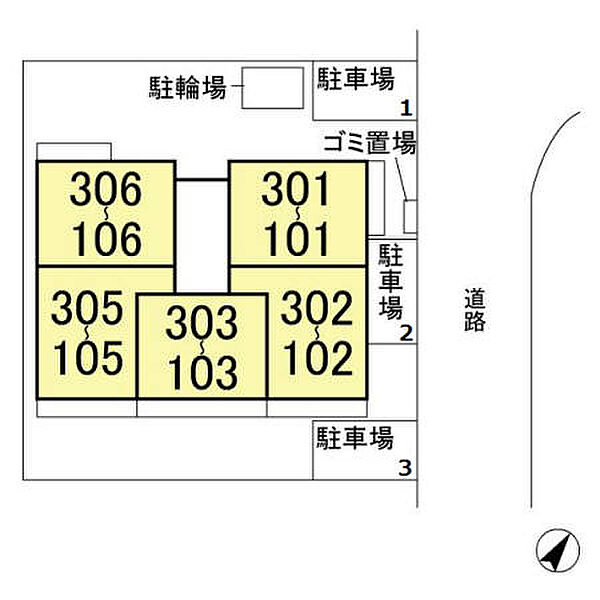 シャルマン ｜千葉県松戸市二十世紀が丘中松町(賃貸アパート1LDK・2階・34.74㎡)の写真 その3