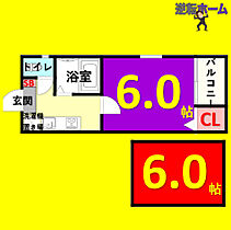 セントフィオーレ 105 ｜ 愛知県名古屋市中村区名楽町1丁目9-1（賃貸アパート1K・1階・19.08㎡） その2