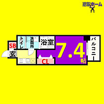 S-RESIDENCE名駅南  ｜ 愛知県名古屋市中村区名駅南3丁目（賃貸マンション1K・3階・24.62㎡） その2