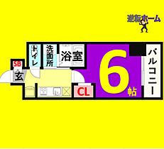 エステムコート名古屋ステーションクロス  ｜ 愛知県名古屋市中村区則武1丁目（賃貸マンション1K・6階・20.96㎡） その2