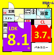 MOVE中村公園 102 ｜ 愛知県名古屋市中村区元中村町1丁目99-13（賃貸アパート1LDK・1階・31.27㎡） その2