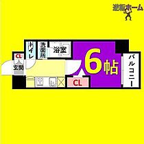 プレサンス葵デュリス  ｜ 愛知県名古屋市中区葵1丁目（賃貸マンション1K・13階・21.66㎡） その2