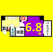 クレストステージ名駅 501 ｜ 愛知県名古屋市中村区竹橋町33-6（賃貸マンション1K・5階・23.97㎡） その2