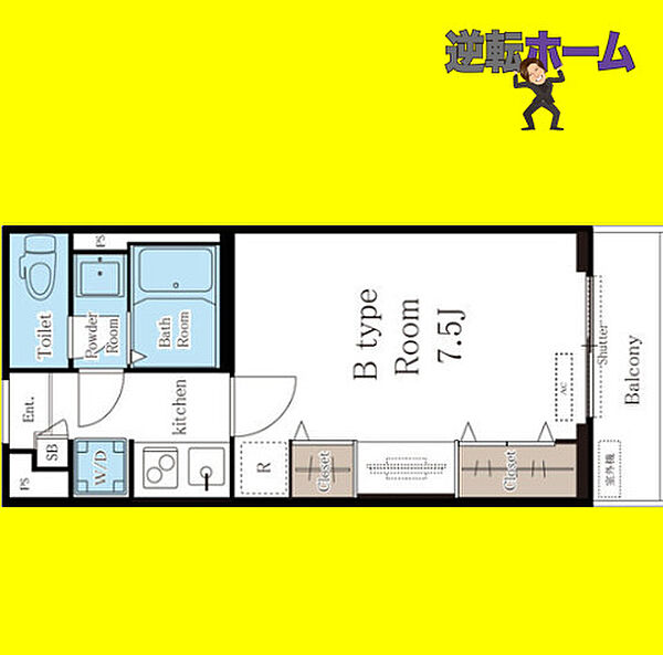 リブリ・露橋 105｜愛知県名古屋市中川区露橋1丁目(賃貸マンション1K・1階・23.18㎡)の写真 その2