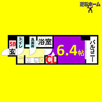 愛知県名古屋市中村区名駅南3丁目（賃貸マンション1K・13階・23.01㎡） その2