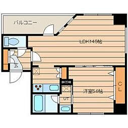 SEIRA豊平 8階1LDKの間取り