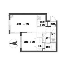 間取図画像 1LDK