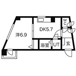 間取図画像 1DK