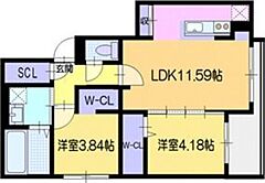 物件の間取り
