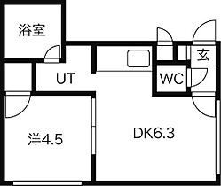 ビブレ菊水  ｜ 北海道札幌市白石区菊水二条1丁目（賃貸マンション1DK・2階・28.00㎡） その2