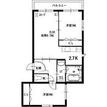 北海道札幌市白石区菊水六条1丁目（賃貸マンション2LDK・2階・51.28㎡） その2