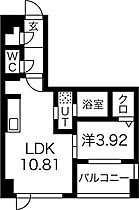 北海道札幌市中央区南六条西12丁目（賃貸マンション1LDK・8階・36.73㎡） その2