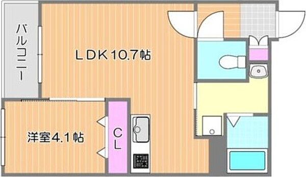 北海道札幌市白石区平和通2丁目北(賃貸マンション1LDK・5階・35.53㎡)の写真 その2