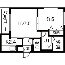 ブランシャール平岸駅前WEST  ｜ 北海道札幌市豊平区平岸二条8丁目（賃貸マンション1LDK・1階・34.69㎡） その2