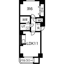 フレックス南郷通  ｜ 北海道札幌市白石区南郷通14丁目北（賃貸マンション1LDK・5階・42.26㎡） その2