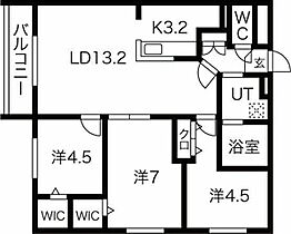 グランエリーナ南郷  ｜ 北海道札幌市白石区南郷通11丁目北（賃貸マンション3LDK・3階・70.52㎡） その2