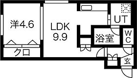 仮)ALPHA学園前  ｜ 北海道札幌市豊平区豊平六条3丁目（賃貸マンション1LDK・4階・34.69㎡） その2