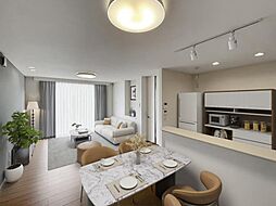 神戸市北区ひよどり台南町3 トヨタホームの中古戸建 3SLDKのリビング/ダイニング