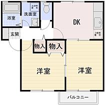 グランデ 103 ｜ 鳥取県米子市新開2丁目4-25（賃貸アパート2DK・1階・40.00㎡） その2